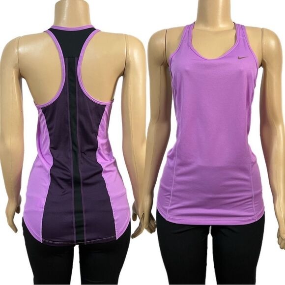 Nike Other - Nike Dri-fit Women’s Mesh Racerback thank top purple Small NWOT